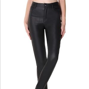 Calzedonia Leather-Effect Leggings, size M